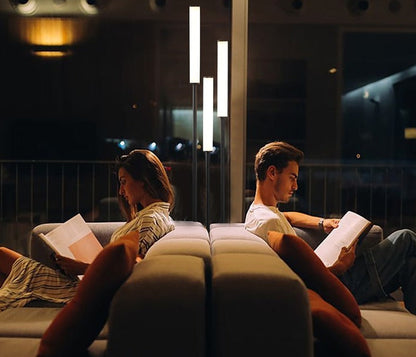 GlowRack - LED Floor Lamp with Built-in Shelf