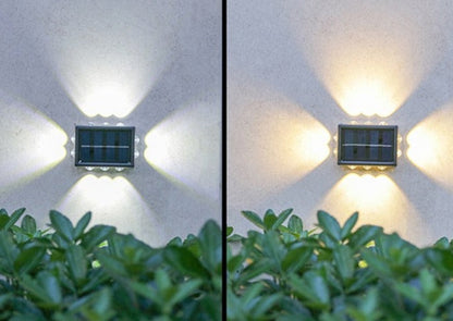 SolarVibe – Sustainable Solar Wall Light for Modern Outdoors