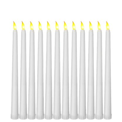 GloomLight - Candele LED nere coniche per Halloween e matrimoni