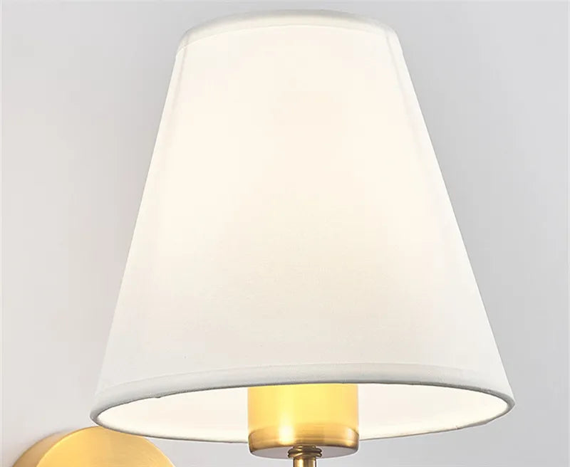 RusticGlow - Væglampe af Stof i Amerikansk Stil