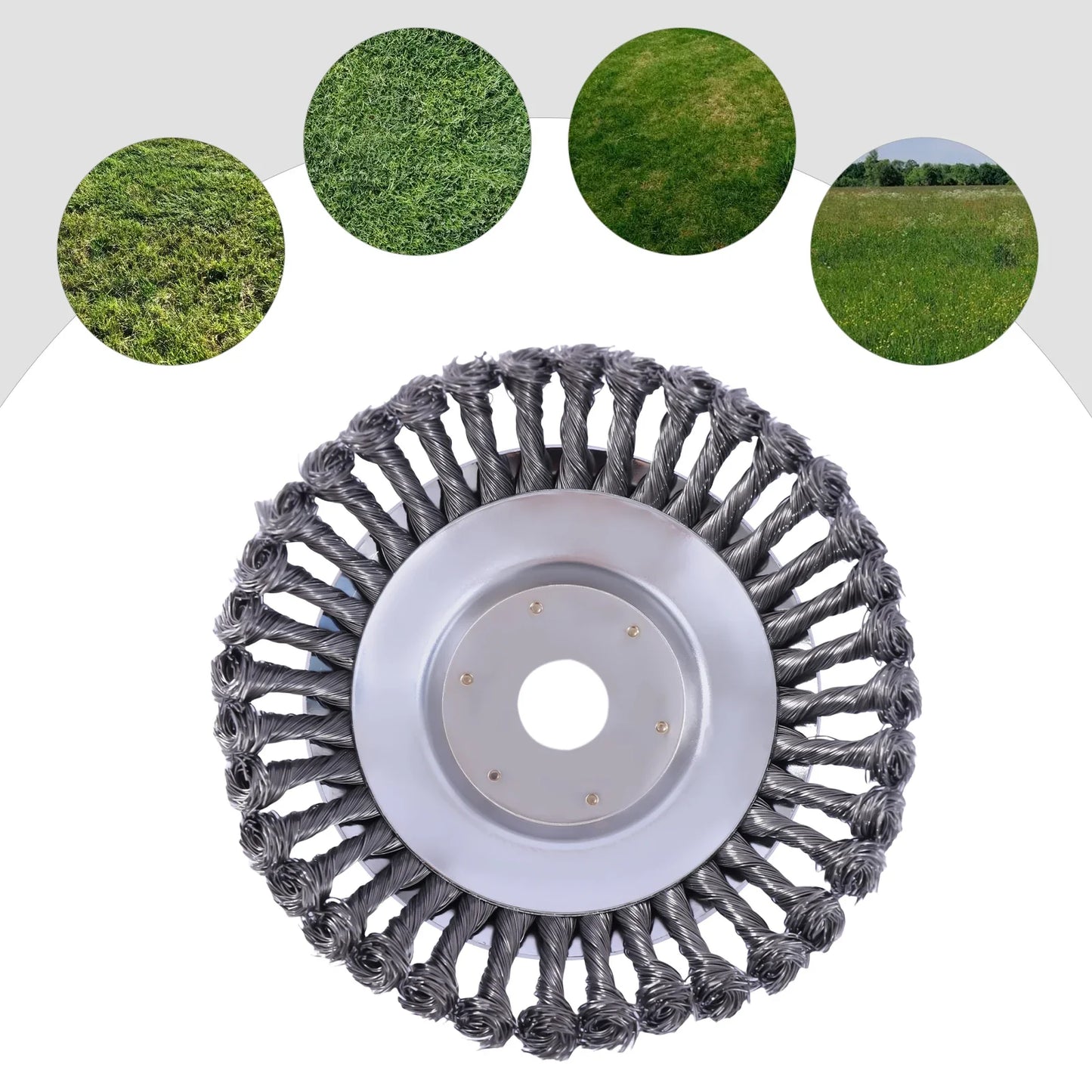 Professional Steel Wire Grass Trimmer Head for Efficient Weed Removal – Durable 15 cm Strimmer Head for Garden Maintenance-4