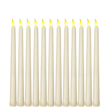 GloomLight - Candele LED nere coniche per Halloween e matrimoni