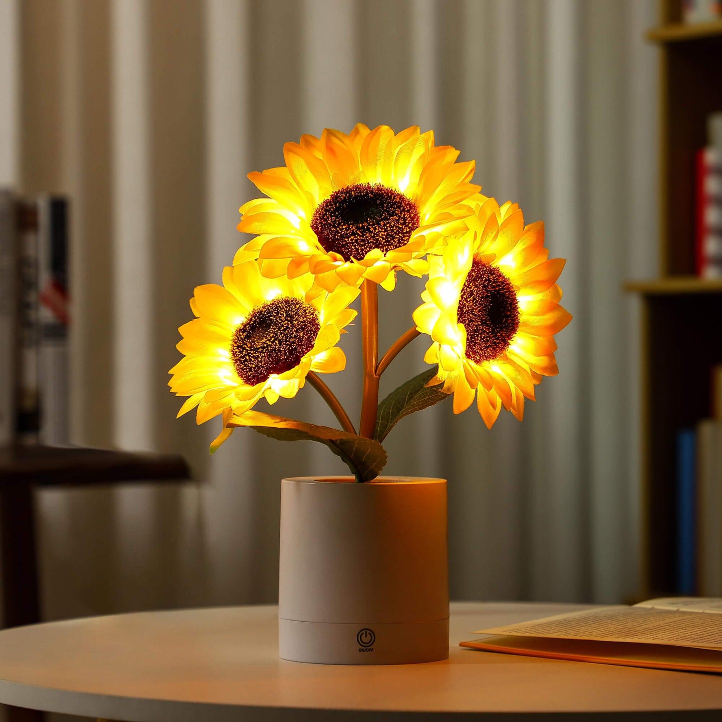 BloomBright - Lampa stołowa inspirowana słonecznikiem