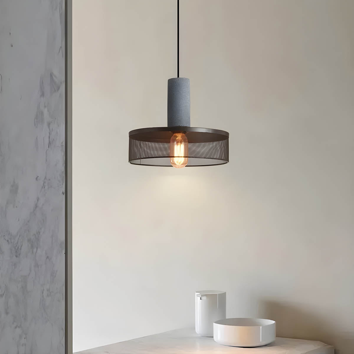 SteelLume - Moderne Industriel Bordlampe