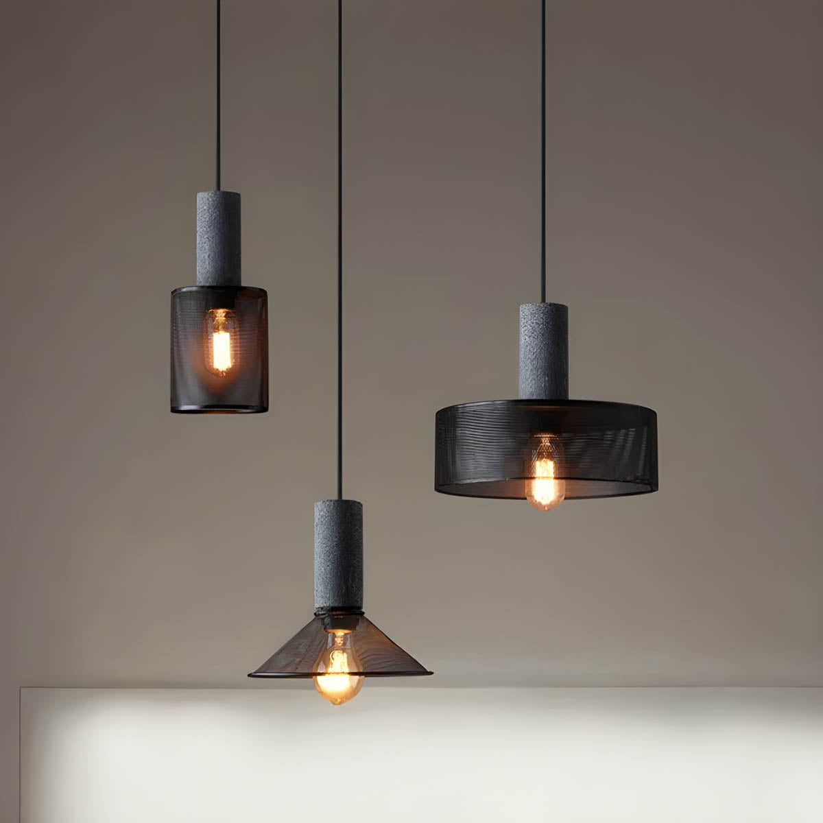 SteelLume - Moderne Industriel Bordlampe
