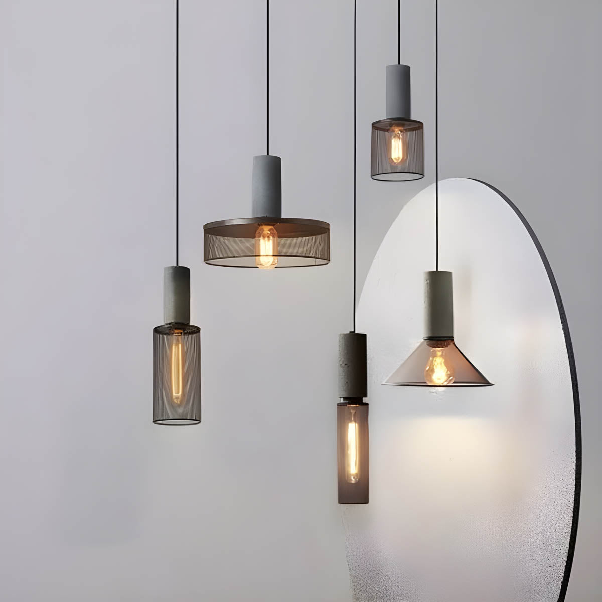 SteelLume - Moderne Industriel Bordlampe