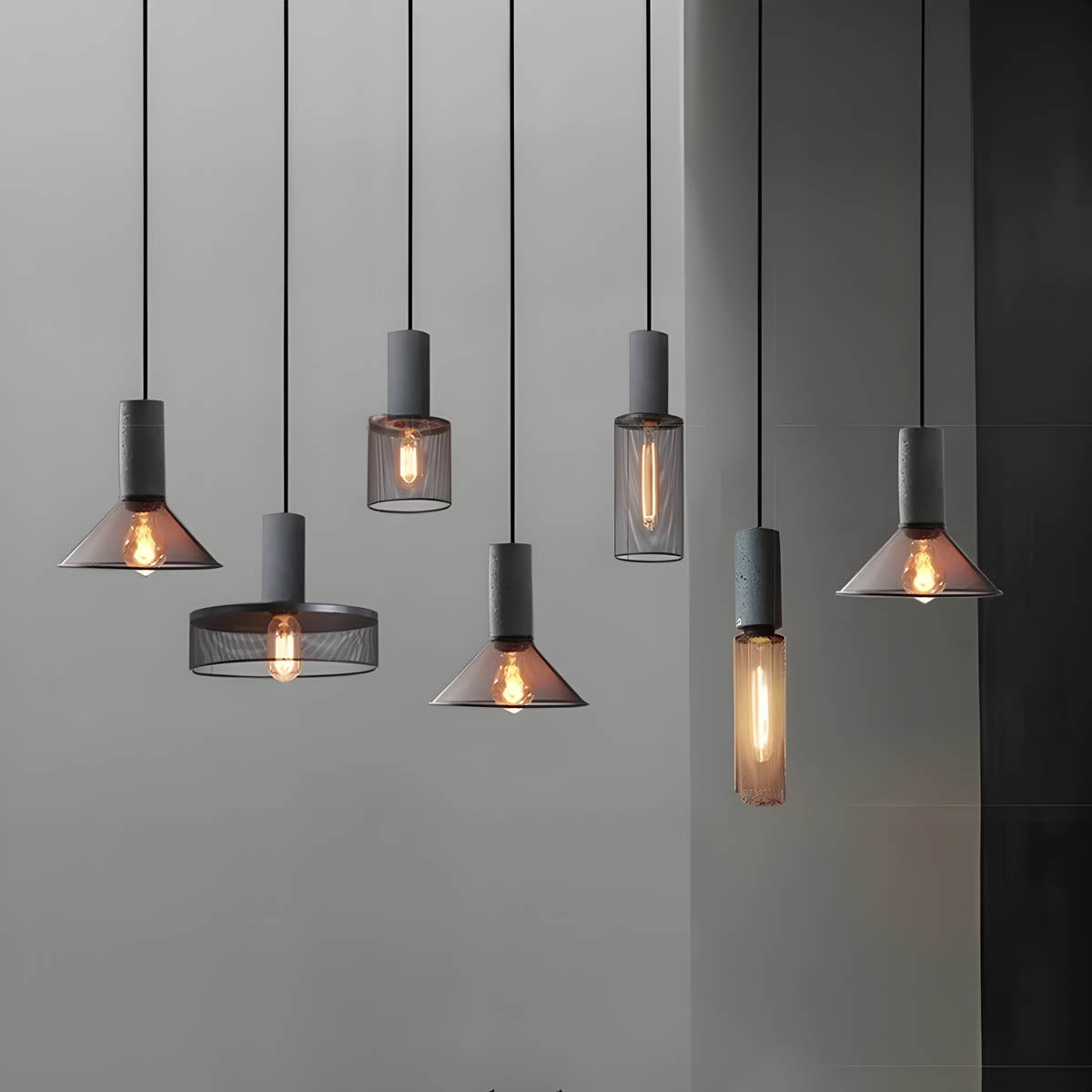 SteelLume - Moderne Industriel Bordlampe