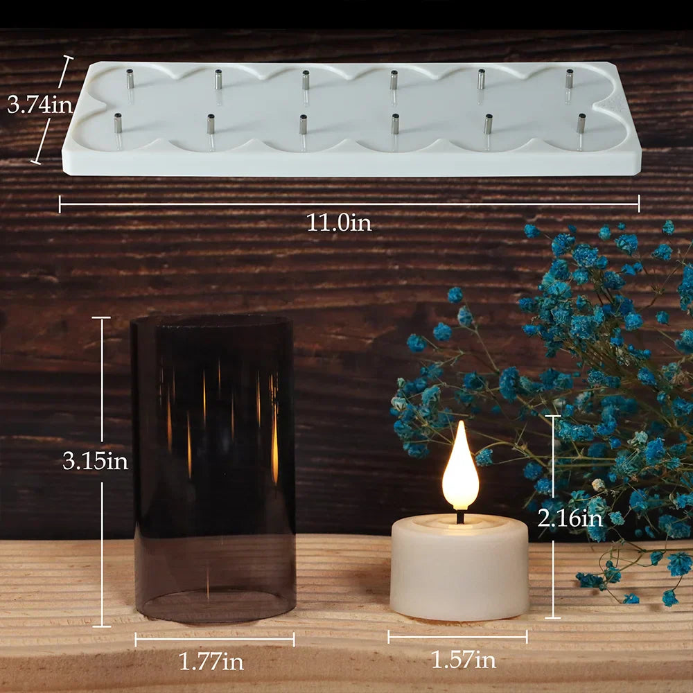 FlickerLuxe - Candele LED con effetto tremolante