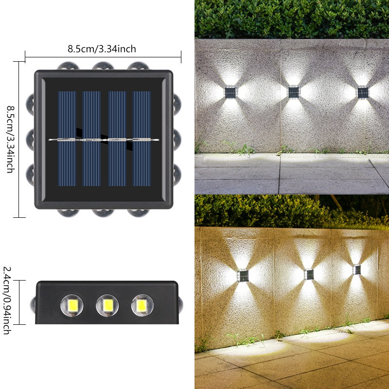 SolarVibe – Sustainable Solar Wall Light for Modern Outdoors