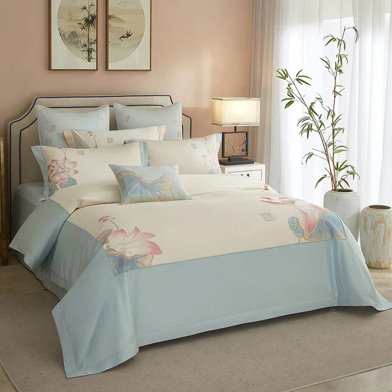BlueTranquil - Egyptian Cotton Bed Linen Set