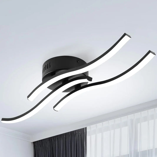 TideForm – Elegant Triple-Wave LED Lampe