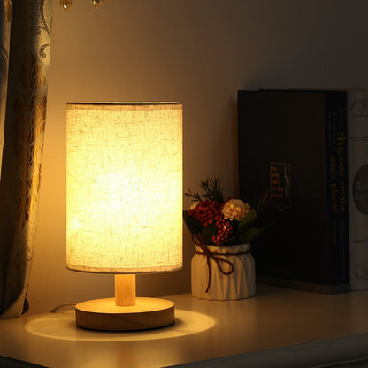 NordicLume – Lámpara de Escritorio LED de Madera Sólida para un Elegante Estilo Escandinavo
