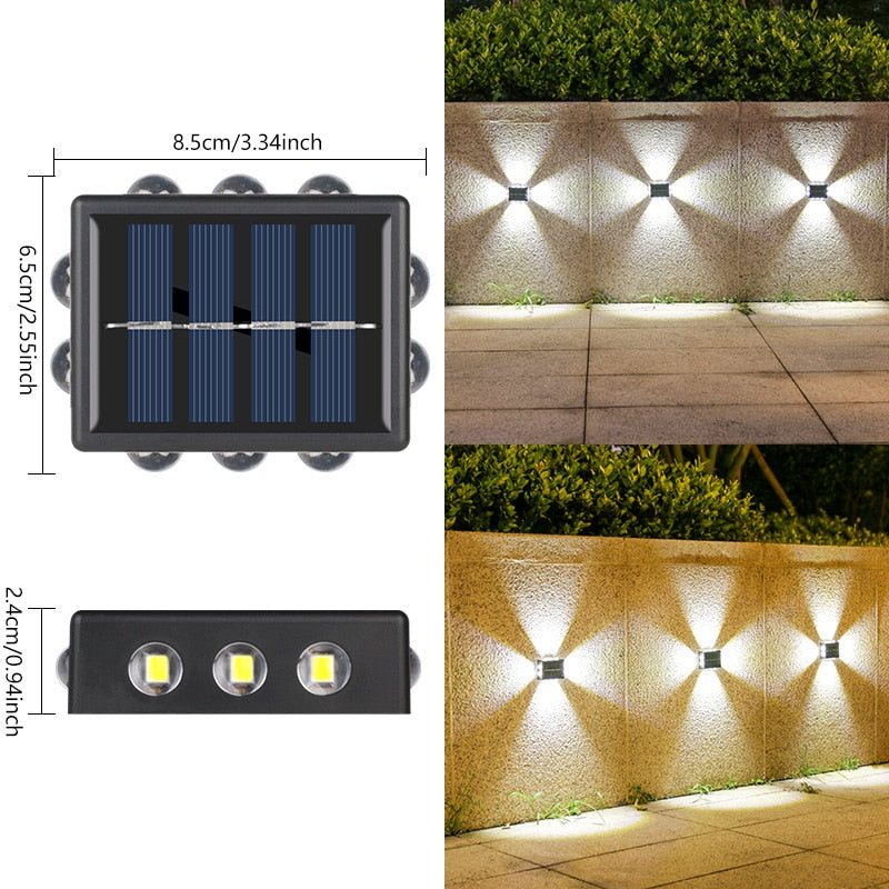 SolarVibe – Sustainable Solar Wall Light for Modern Outdoors