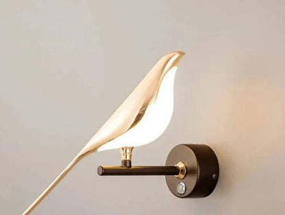 BirdGlow – Lámpara de Pared Encantadora con Pájaros para una Luz Suave y Cautivadora
