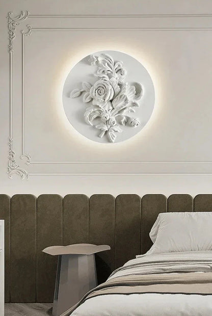 ImperialGlow – French Round Vintage Wall Lamp for Classic Elegance