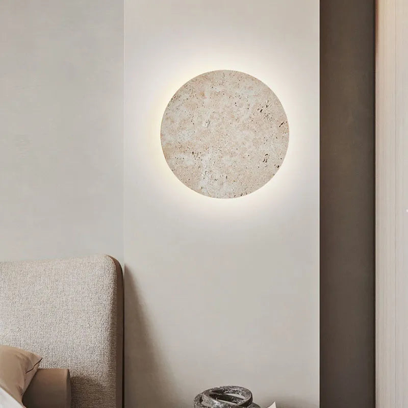 CircleLuxe - Travertine Wall Sconce