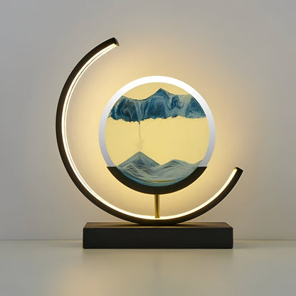 SandGlow | Elegant Remote-Controlled Dimmable Sand Lamp for Tranquil Ambiance 5
