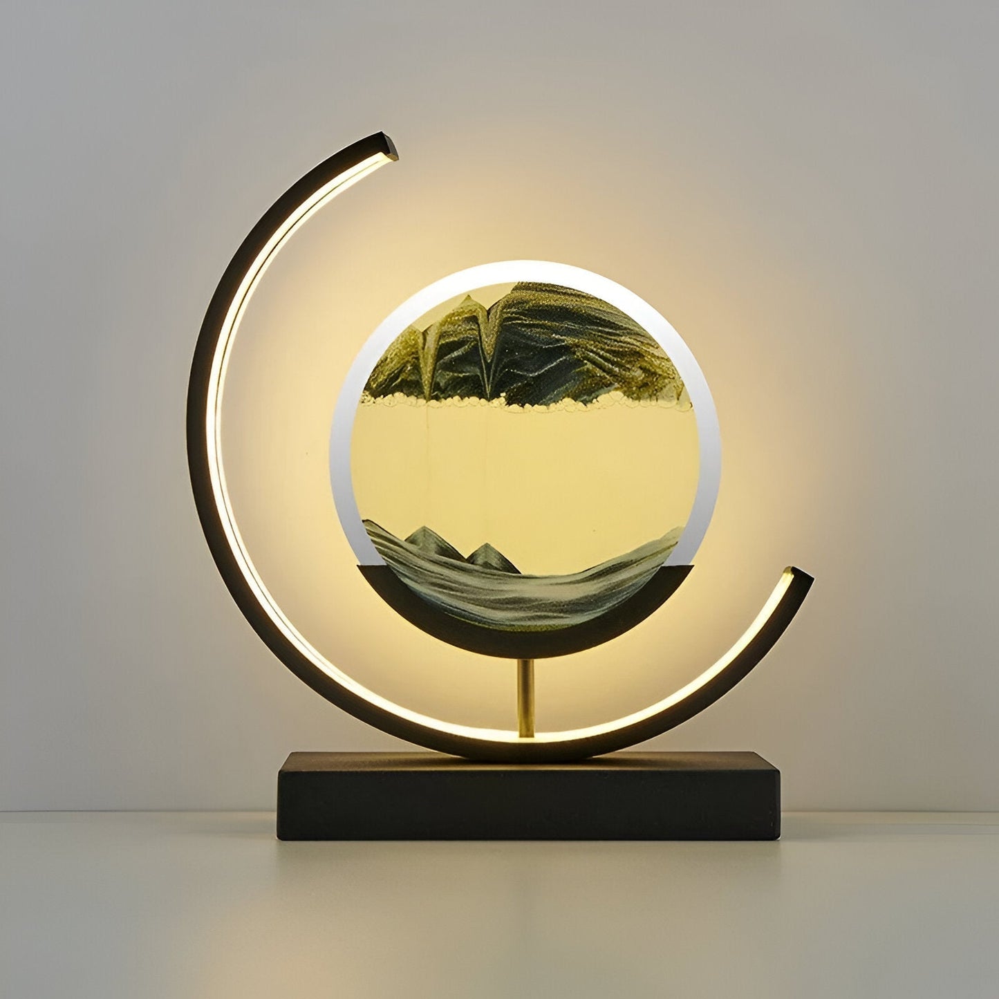 SandGlow | Elegant Remote-Controlled Dimmable Sand Lamp for Tranquil Ambiance 6