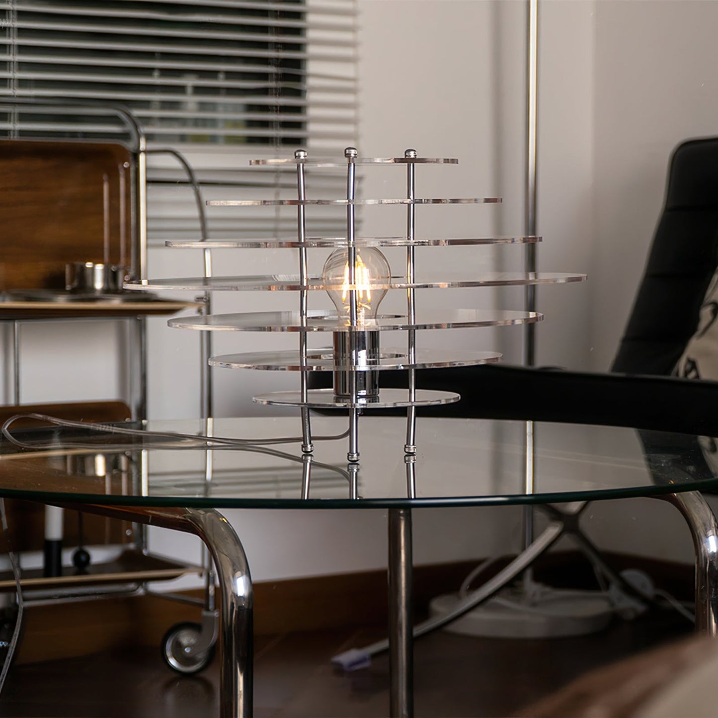 GalacticShine - Chrome Desk Lamp