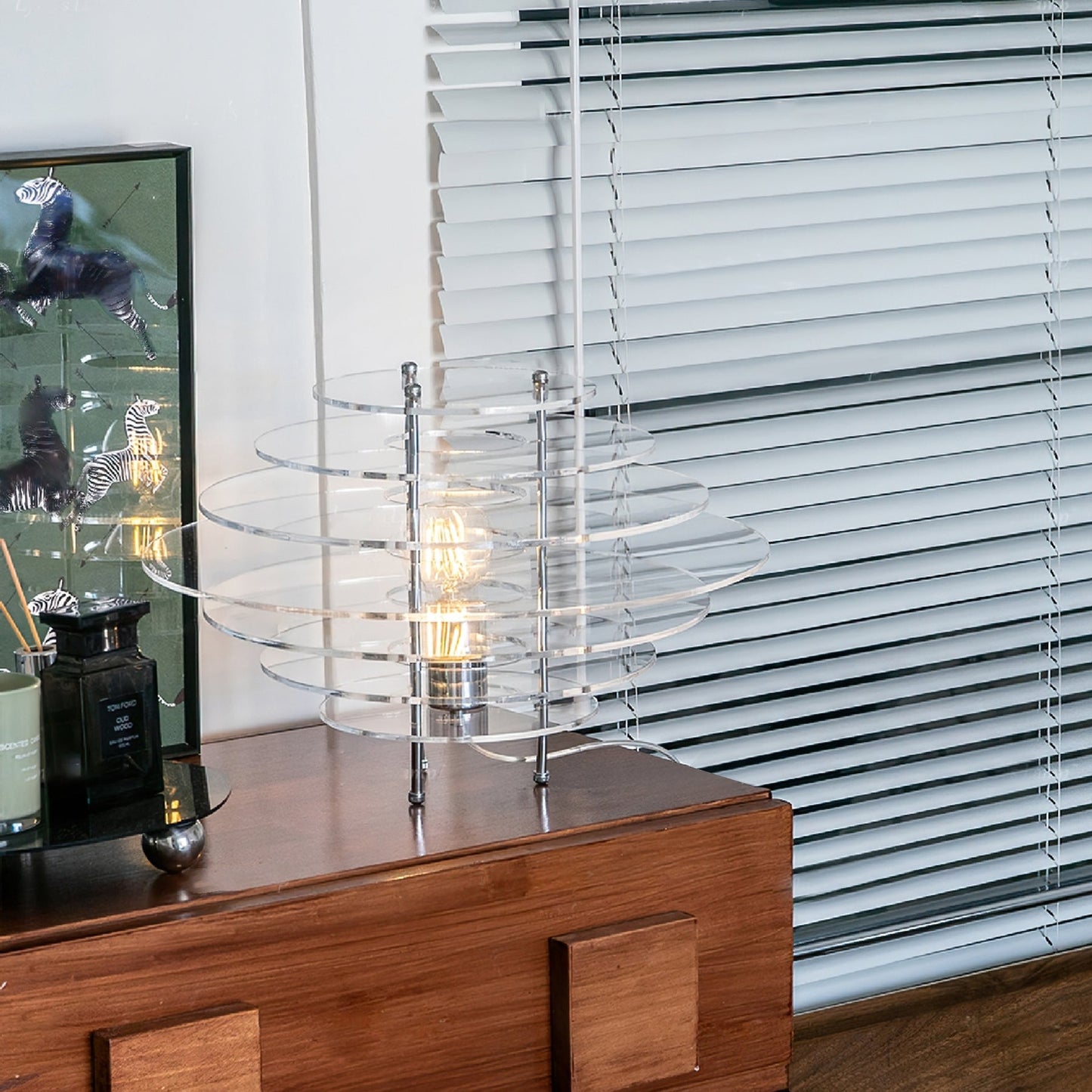 GalacticShine - Chrome Desk Lamp