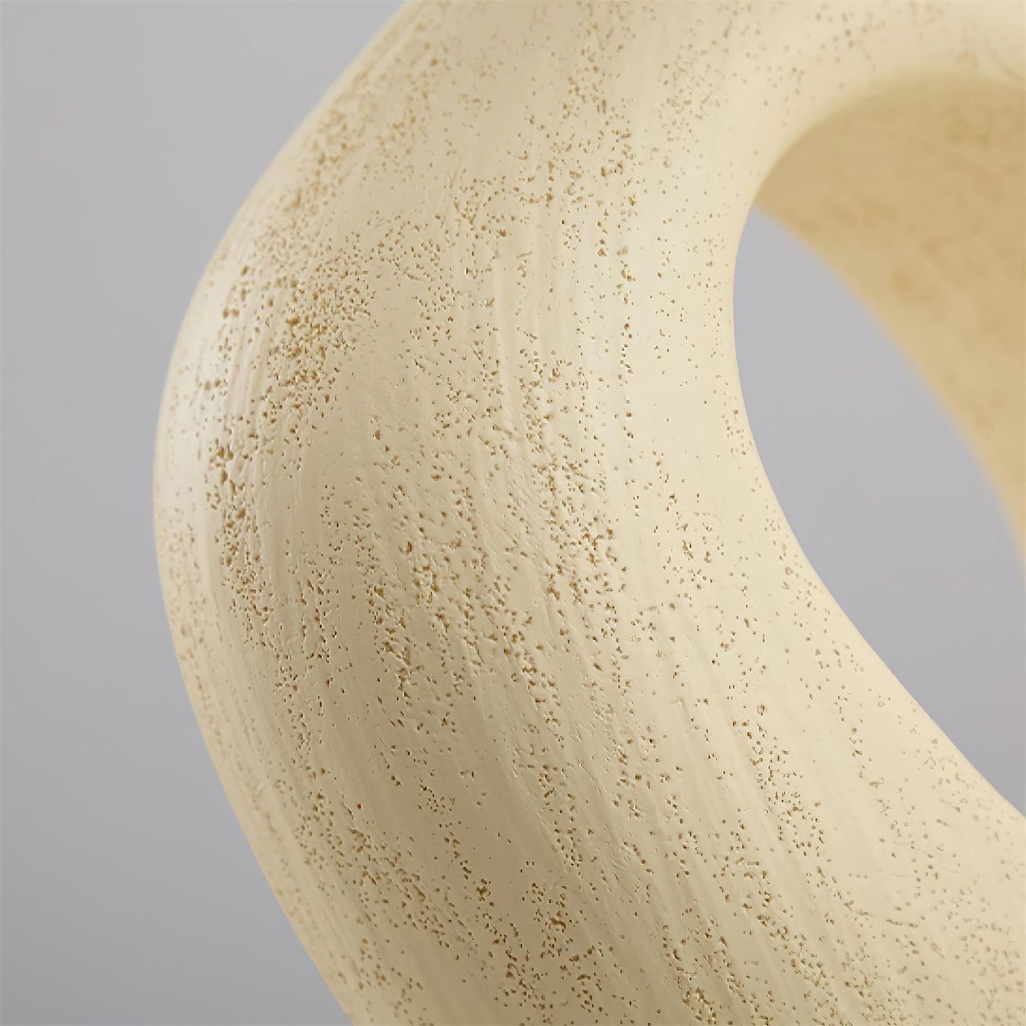 SculptGlow – Harpiks Bordlampe med Blødt Linned Skærm