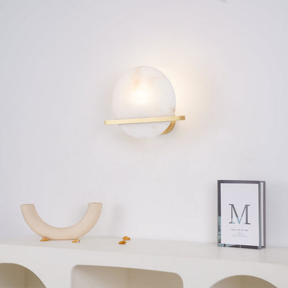 MarbleAura – Lampada da Parete in Marmo Lussuosa per Stile Classico