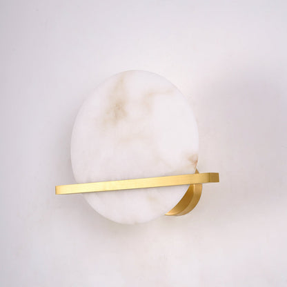 MarbleAura – Lampada da Parete in Marmo Lussuosa per Stile Classico