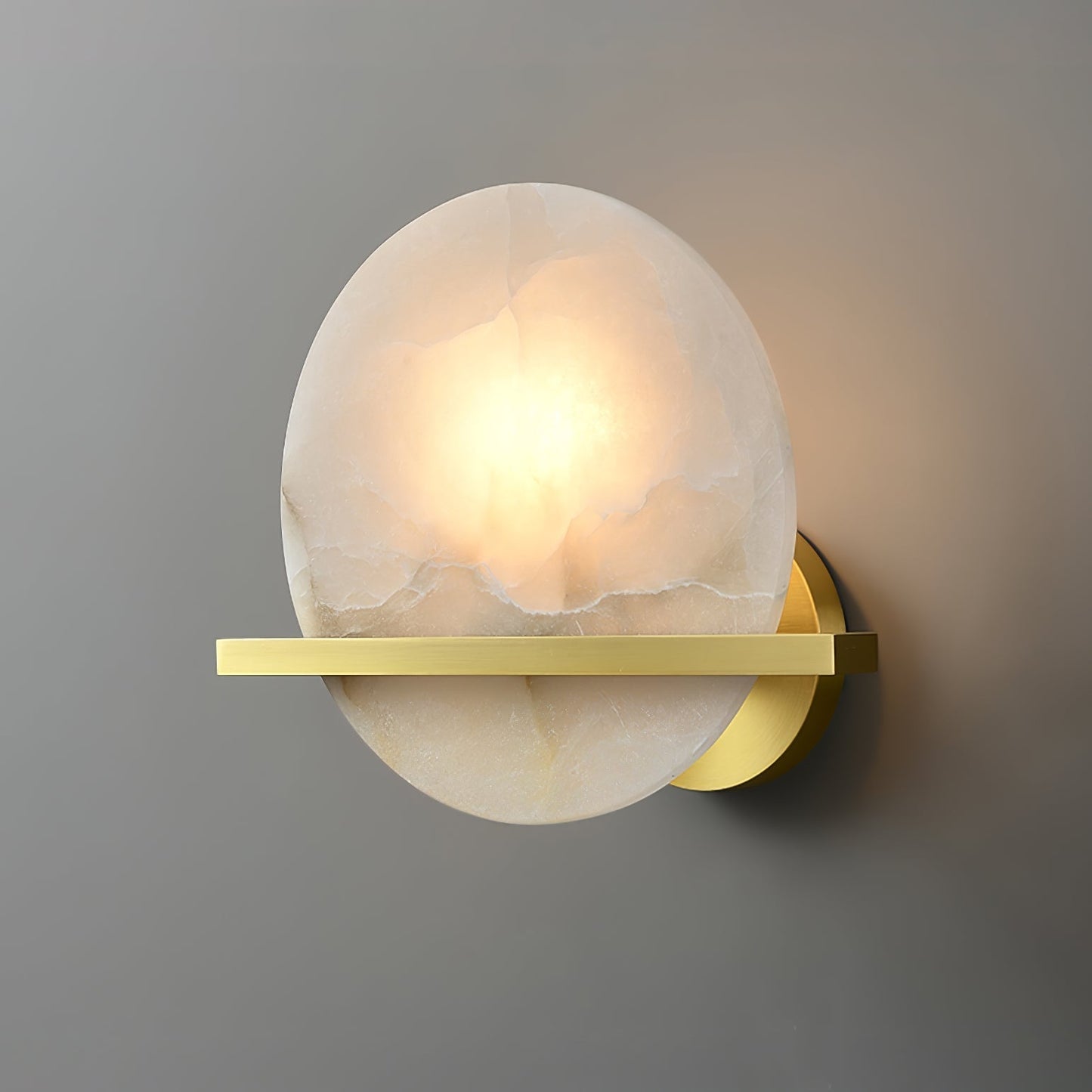 MarbleAura – Lampada da Parete in Marmo Lussuosa per Stile Classico