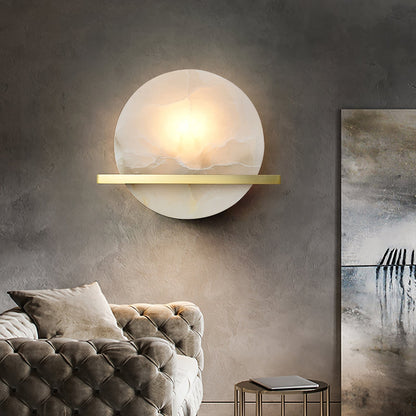 MarbleAura – Lampada da Parete in Marmo Lussuosa per Stile Classico