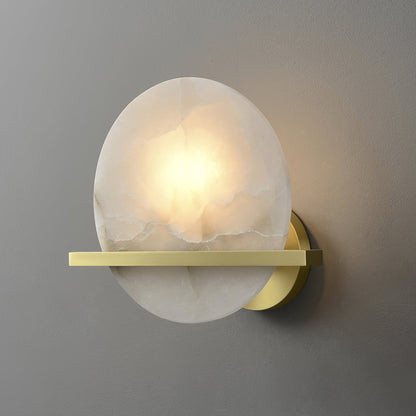 MarbleAura – Lampada da Parete in Marmo Lussuosa per Stile Classico