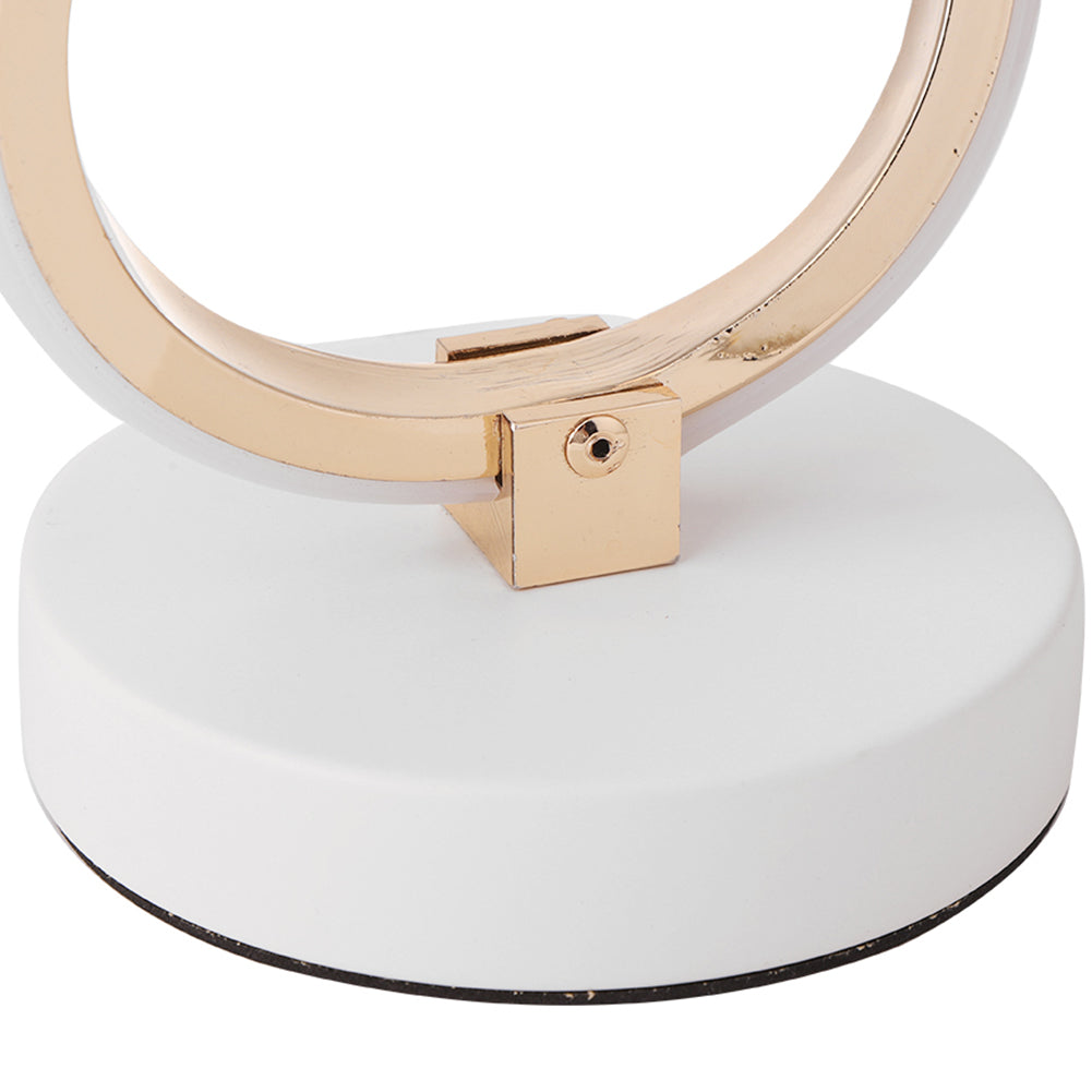 SpiralGlow – Lámpara de Mesa LED Elegante con Luz Cálida Acogedora