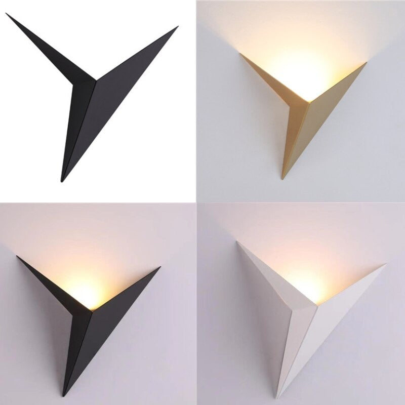 TriGlow – Triangular Wall Lamp for Sleek, Modern Lighting