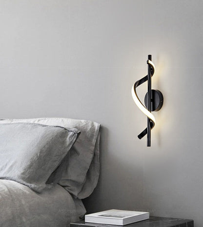 SpiralLume – Minimalist LED Wall Light with a Modern Edge