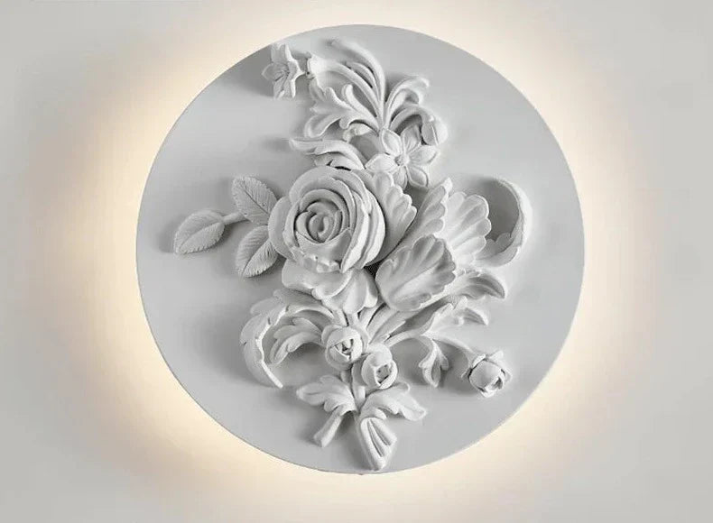 ImperialGlow – French Round Vintage Wall Lamp for Classic Elegance