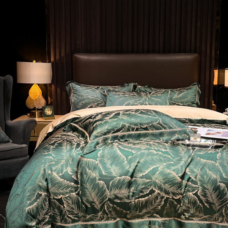 LeafyLuxe - Egyptian Cotton Bedding Set