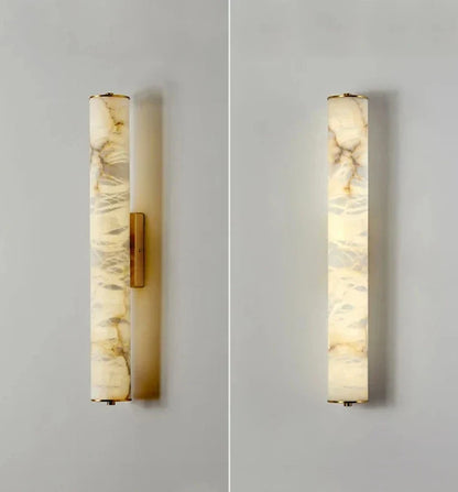 AuraLuxe – Minimalist Marble Ambient Lamp