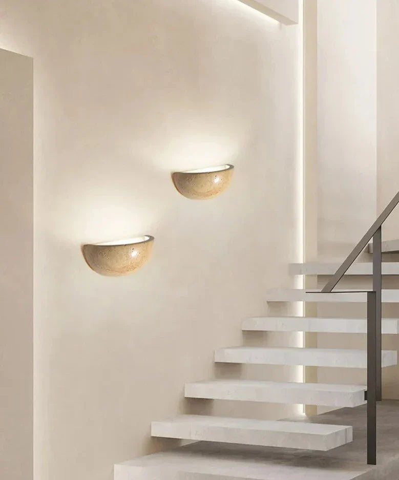 SabiGlow - Organic Rock Wall Light