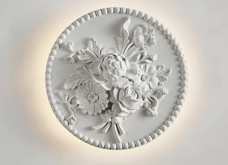 ImperialGlow – French Round Vintage Wall Lamp for Classic Elegance