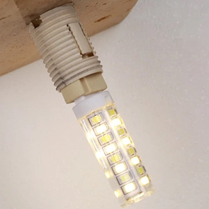 GlobeBeam – Modern Wall Lamp Made from Glass and Travertine