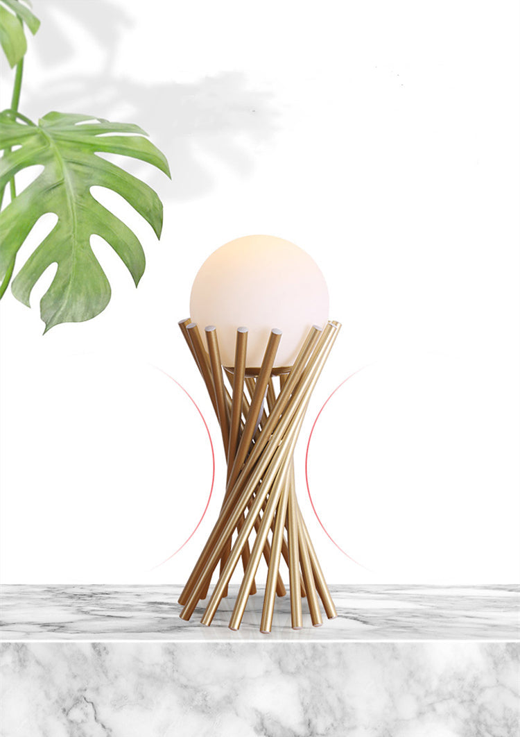 SphereBeam – Lámpara de Mesa Contemporánea para un Ambiente Chic