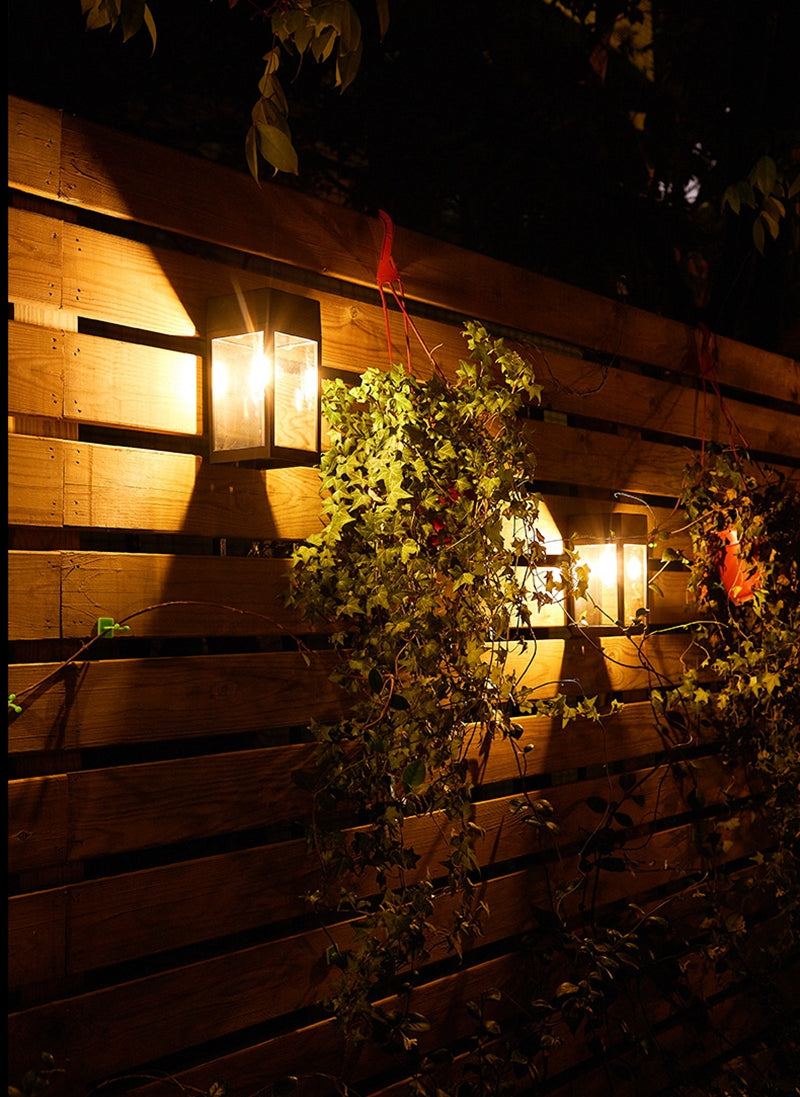 GlowHaven – Wall Lamp for Garden Fences with Inviting Light