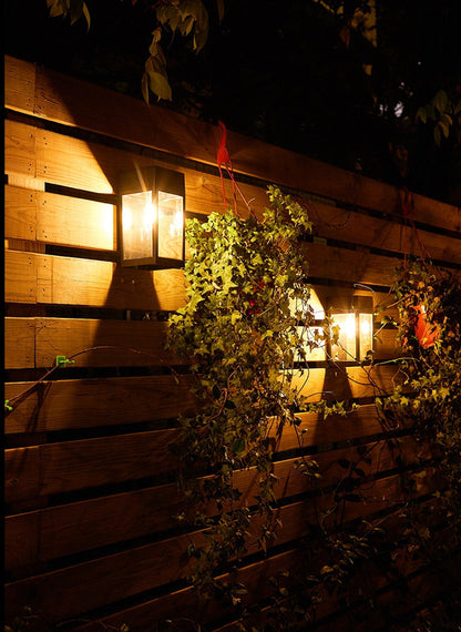 GlowHaven – Wall Lamp for Garden Fences with Inviting Light