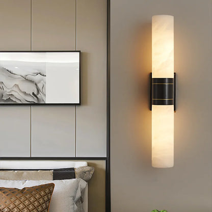 CopperEdge – Artistic Marble Wall Lamp for Unique Interiors