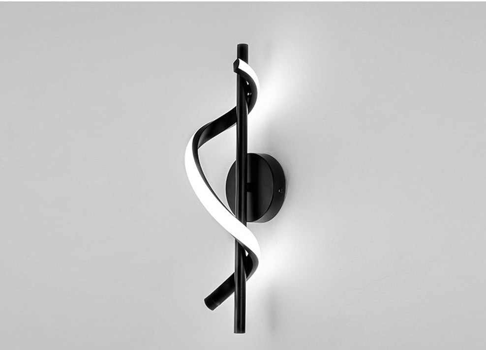 SpiralLume – Minimalist LED Wall Light with a Modern Edge
