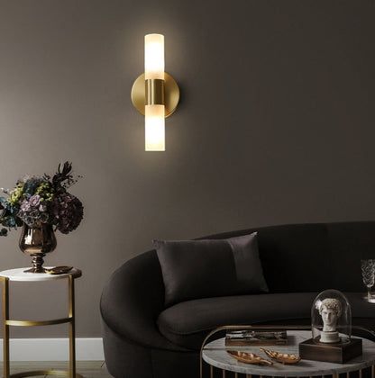 EliteLume – Minimalist Gold Wall Lamp with Energy-Efficient LED