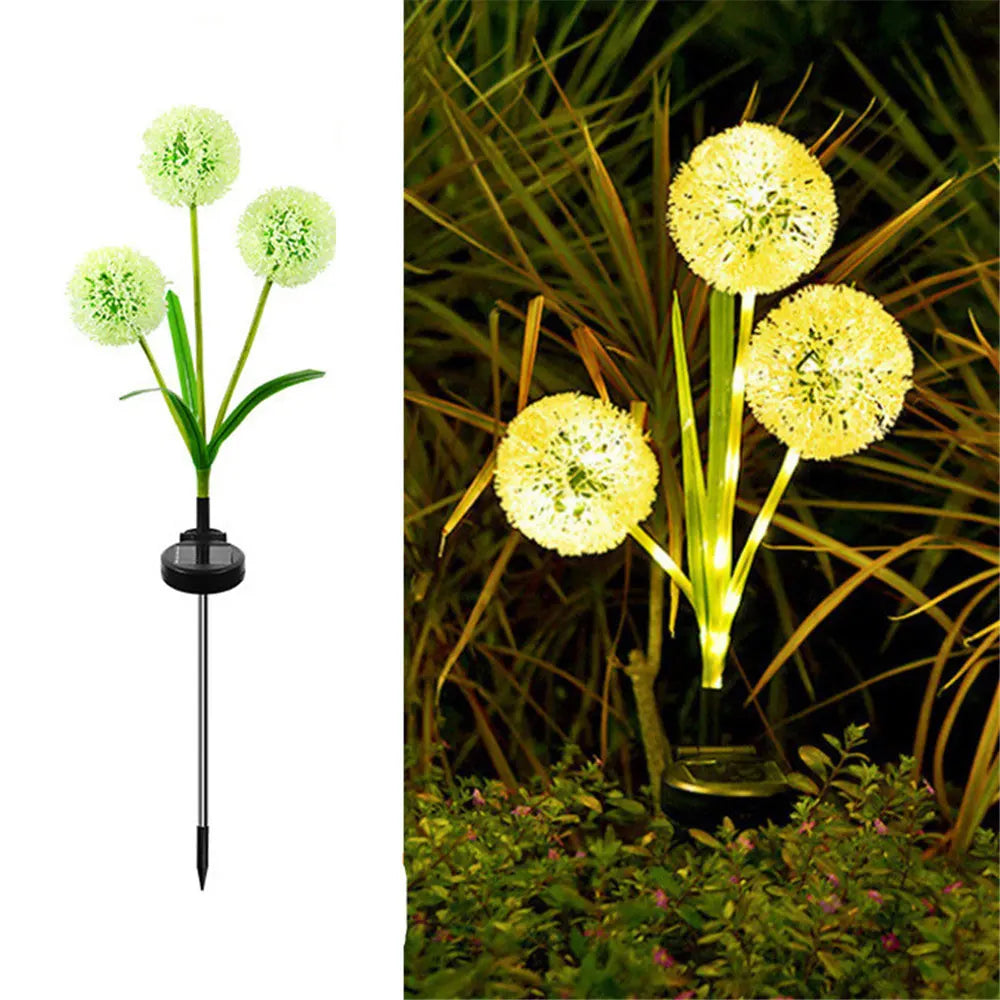 Variant image for Solar Garden Lights - 3 Pack Dandelion Outdoor Decorative Solar LED Lights-1