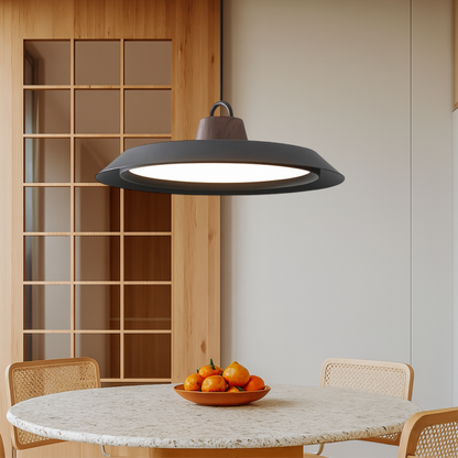 Scandinavian Wood/Metal Pendant Lamp 0
