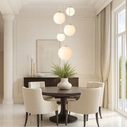 Scandinavian chandelier Moon lamp Stairs 5