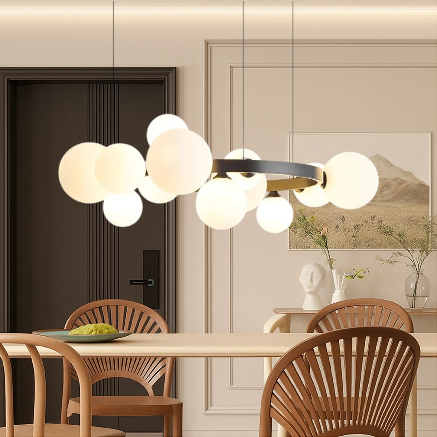 Scandinavian living room chandelier 2