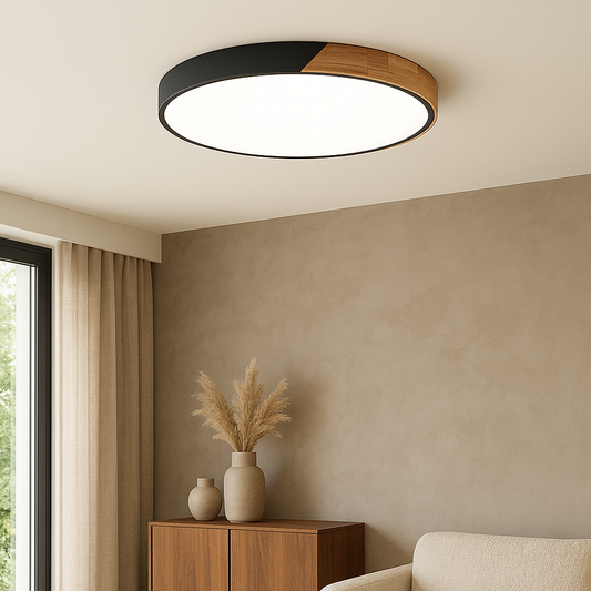 Scandinavian wooden ceiling lamp 0